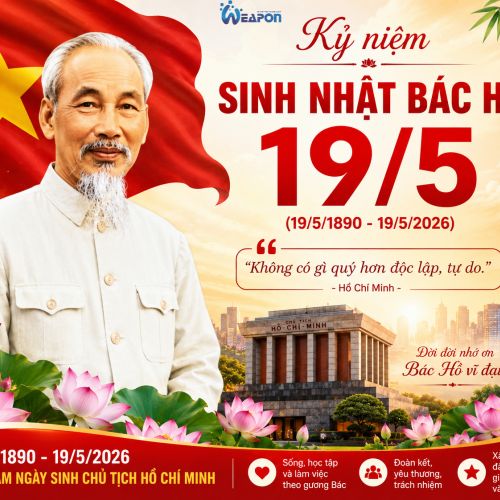 KỶ NIỆM 136 NĂM NGÀY SINH CHỦ TỊCH HỒ CHÍ MINH VĨ ĐẠI (19/5/1890 – 19/5/2026)