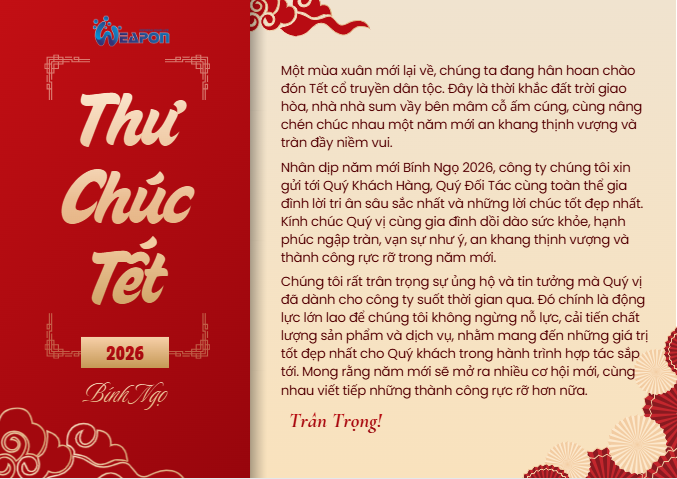 thư chúc tết 2026